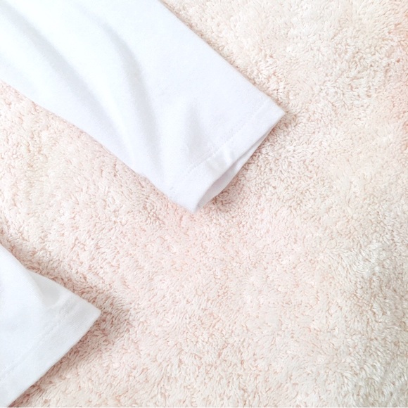 White Cowl Neck Long Sleeve Top - Picture 6 of 8